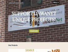 Tablet Screenshot of dawanet.ca